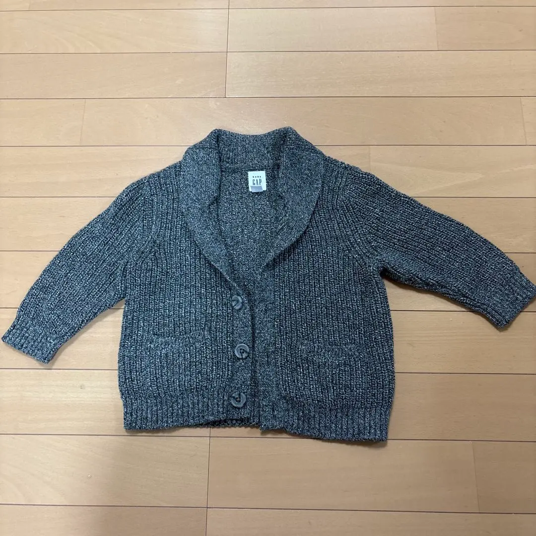 Thumbnail of Baby GAP gray cardigan, 18-24 months