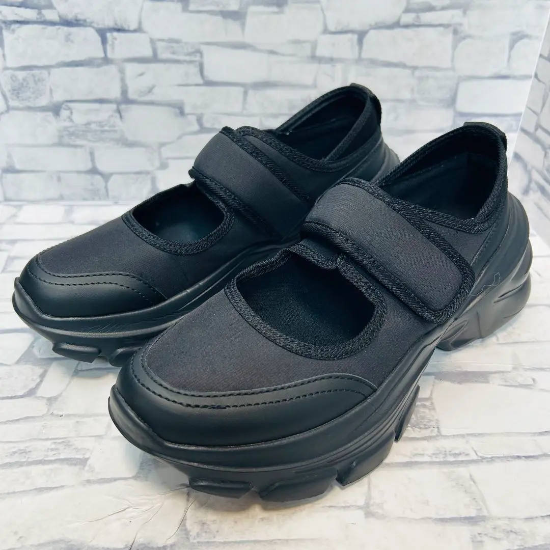 【美品】ZARA ザラ バレエフラットスニーカー 厚底 サイズ39 (25cm) バレエ フラット スニーカー - ブラック | ZARA Japan / 日本