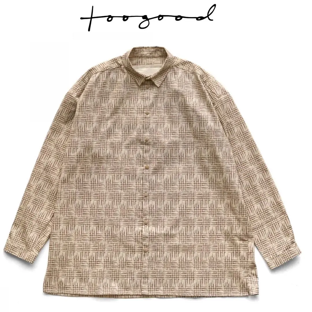 Toogood Locksmith Shirtsオリーブシャツカバーオール toogood(トゥーグッド) バンドカラーシャツTHE LOCKSMITH SHIRT
