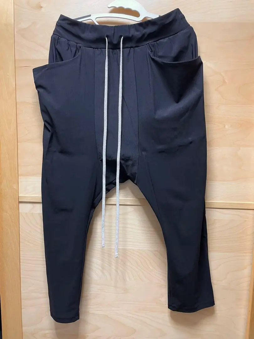 【美品!!】  bajra サルエルパンツ □ bajra バジュラ ストレッチパンツ ブラック サルエル - メルカリ