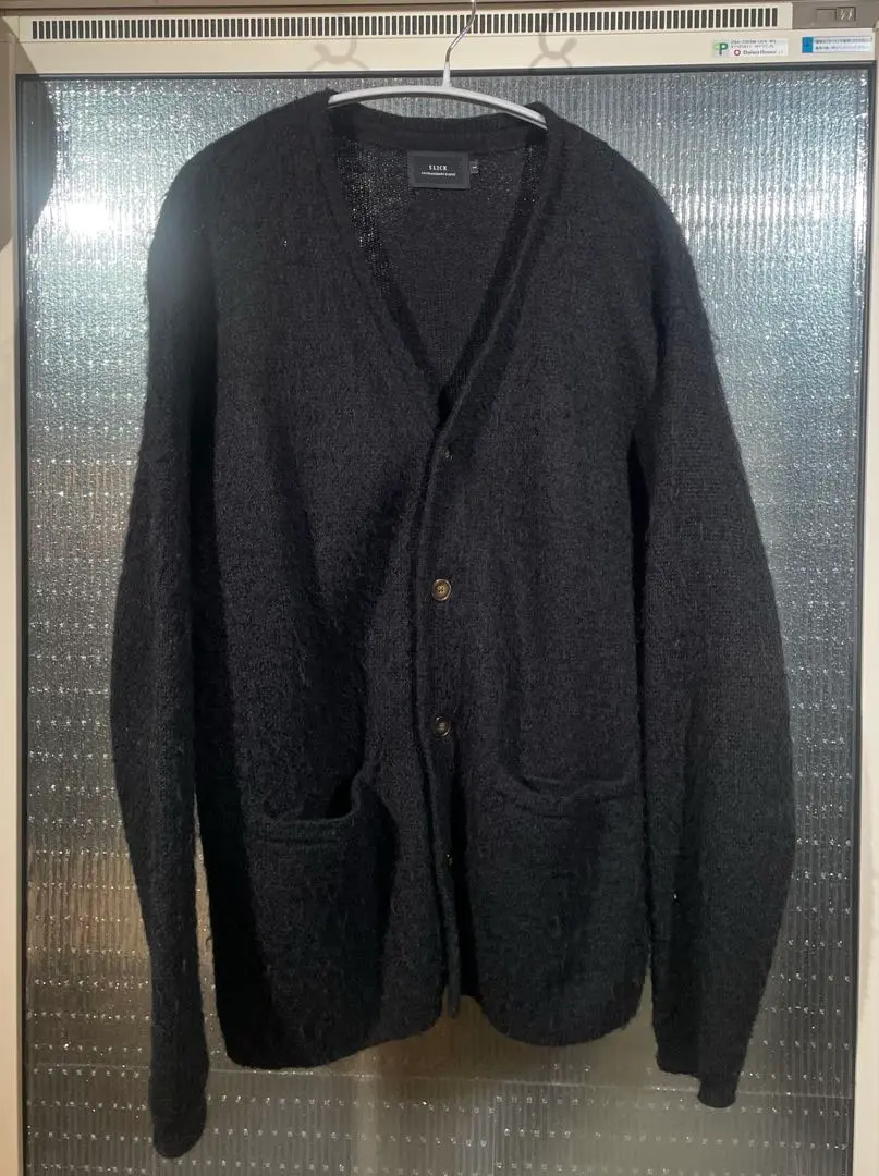 Thumbnail of SLICK Mohair Cardigan, Black
