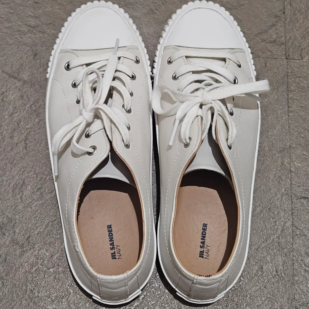 美品 JIL SANDER NAVY ジルサンダーネイビー ハイカットスニーカー 2025年最新】ジルサンダーネイビー レディース スニーカーの人気