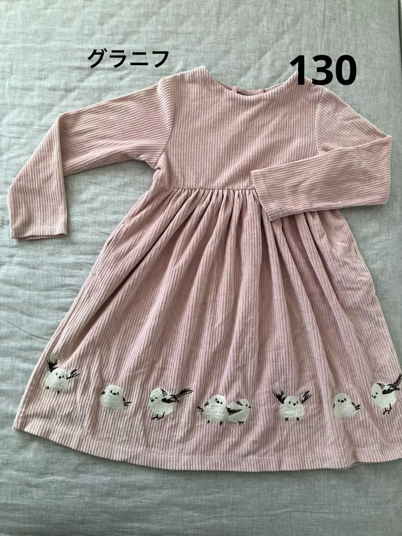 雪鴞 洋裝 グラニフ 130 的縮圖