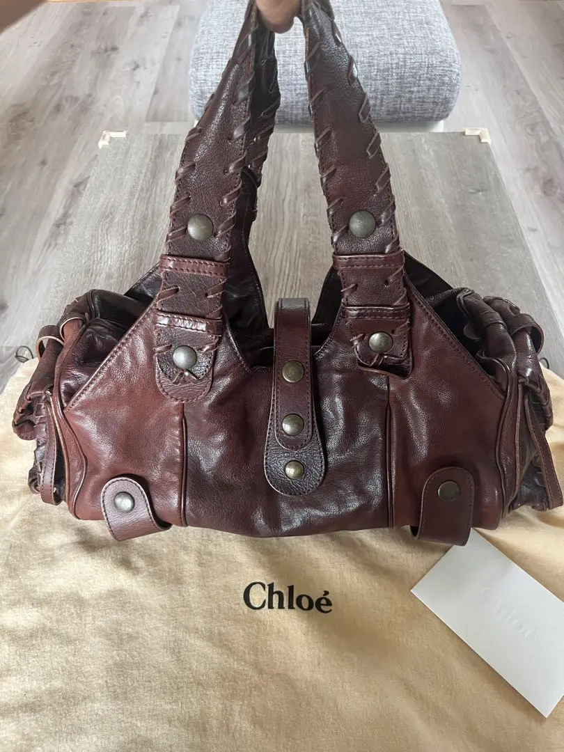 美品　Chloé シルベラード　グリーン ハンドバッグ 公式通販 - 人気アイテム多数 美品 Chloé シルベラード グリーン
