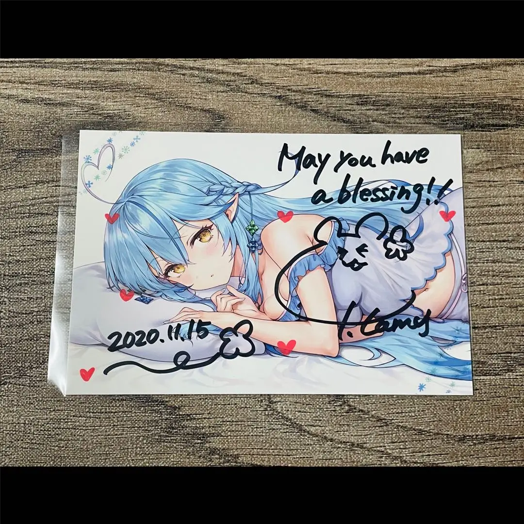ホロライブ 雪花ラミィ 誕生日記念ボイス2020 全部セット　直筆サイン入り 雪花ラミィ 誕生日記念ボイス2020 - ホロライブプロダクション