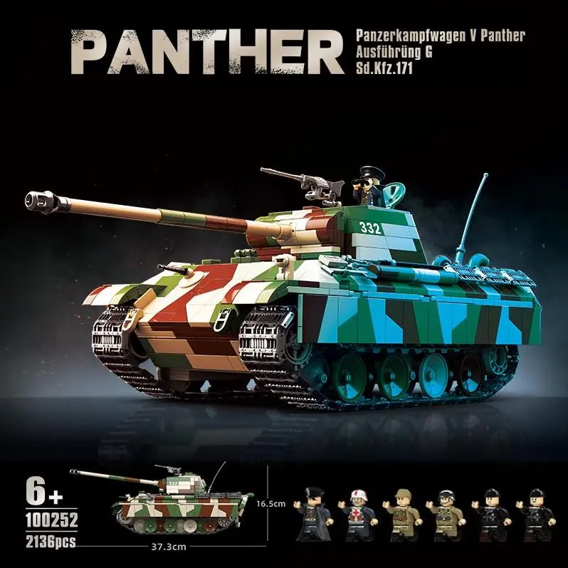 パンター G型セット　完成品 パンター G型 第11装甲師団所属 / 戦車模型の製作工房パンツァー