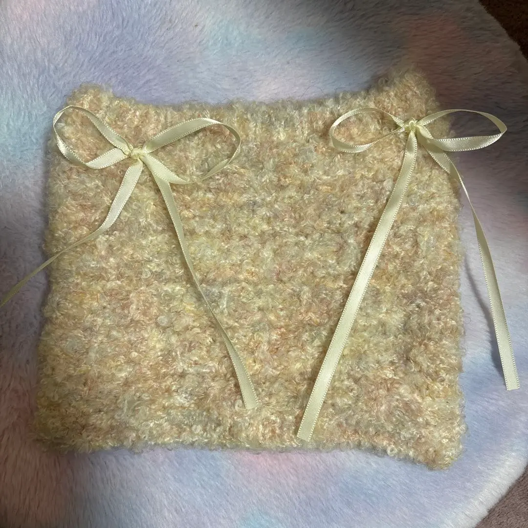 Thumbnail of Pink knit hat with cat ears