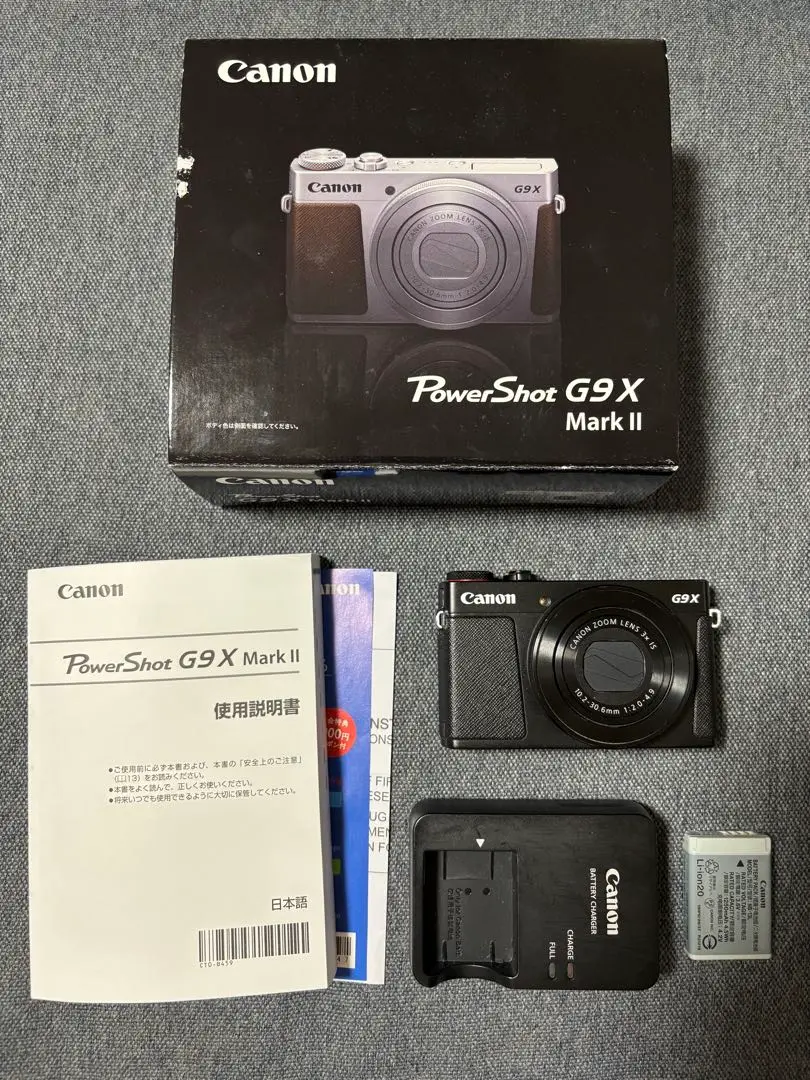 ジャンク品　Canon G9X mark2　シルバー　箱無し PowerShot Canon PowerShot G9X Mark II Digital Camera Silver New Boxed