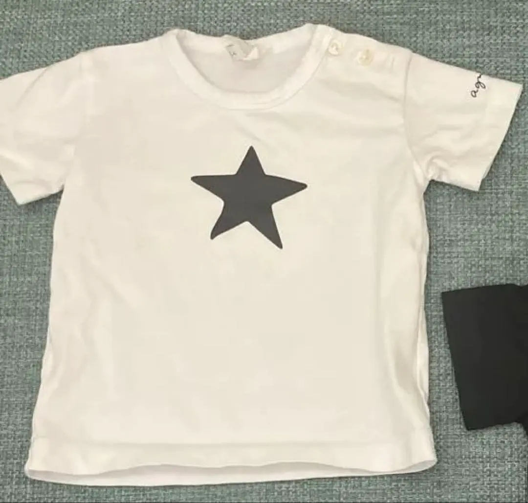 Thumbnail of Bundle of Agnes b. Baby T-shirts, White and Black, 2 items, 80cm