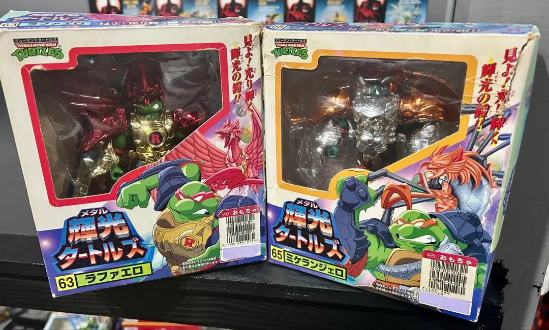 ミュータントタートルズ　TMNT 輝光　レオナルド　ミケランジェロ　2体セット ティーンエイジ・ミュータント・ニンジャ・タートルズ TMNT wave