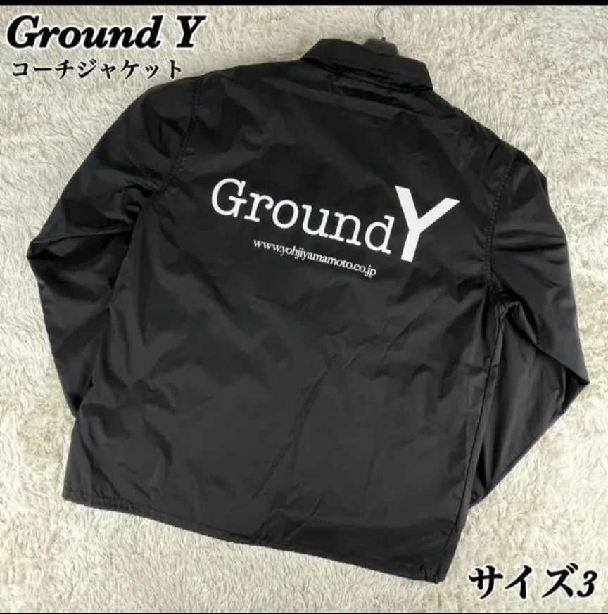 Yohji Yamamoto Ground Yナイロンコーチジャケット Ground Y グラウンドワイ ヨウジヤマモト コーチジャケット