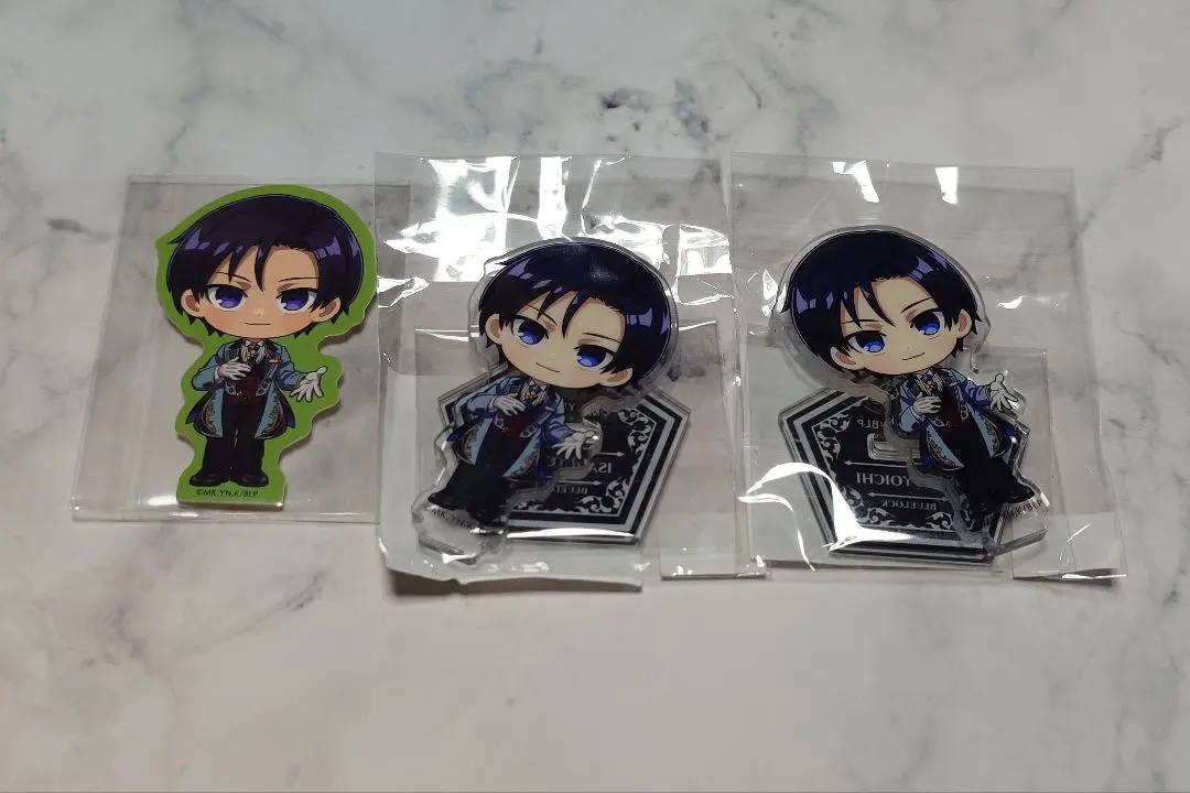 Thumbnail of Blue Lock Ikepuri Yoichi Isagi Acrylic Stand (2) & Drink Bonus Sticker Set
