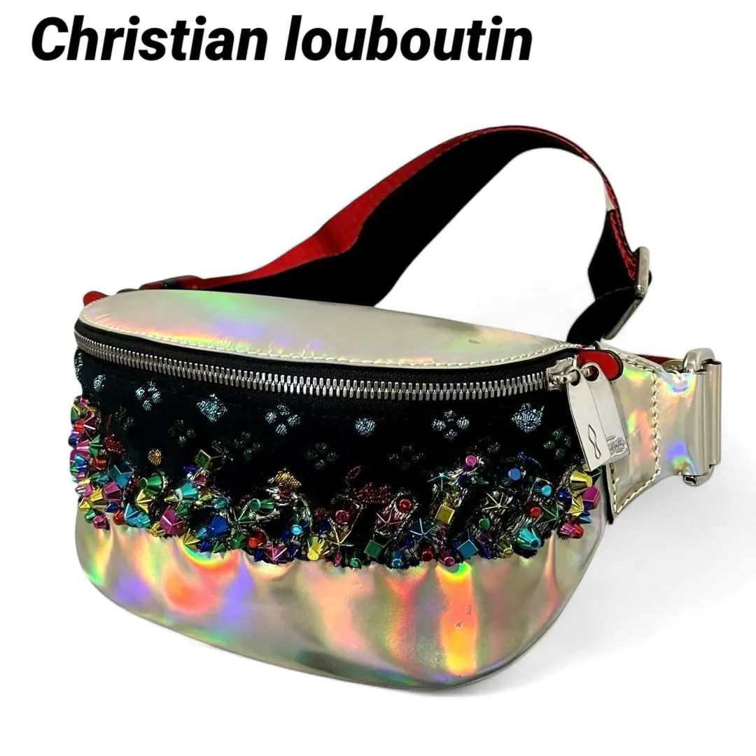 美品‼️クリスチャンルブタン ウエストポーチ ボディバッグ マルチカラー 2025年最新】Christian Louboutin ボディバッグ・ウエストポーチ