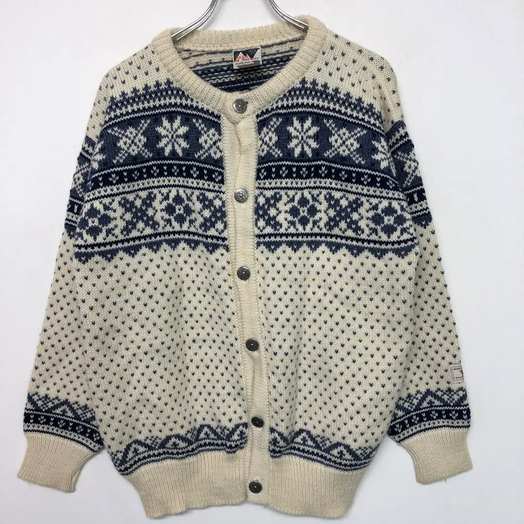 Thumbnail of DALE of Norway American casual vintage Nordic knit cardigan