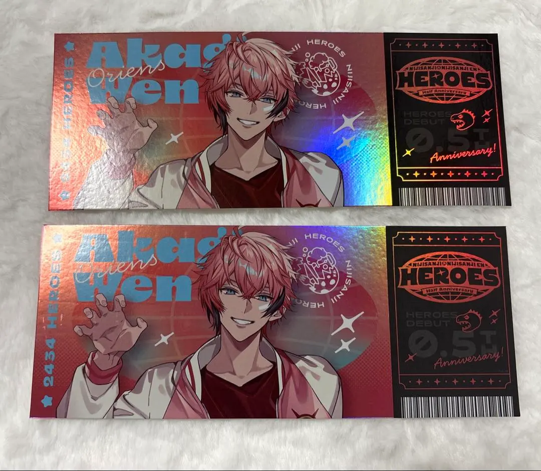 Thumbnail of Akagi Wen Hologram Ticket Normal Half Anniversary