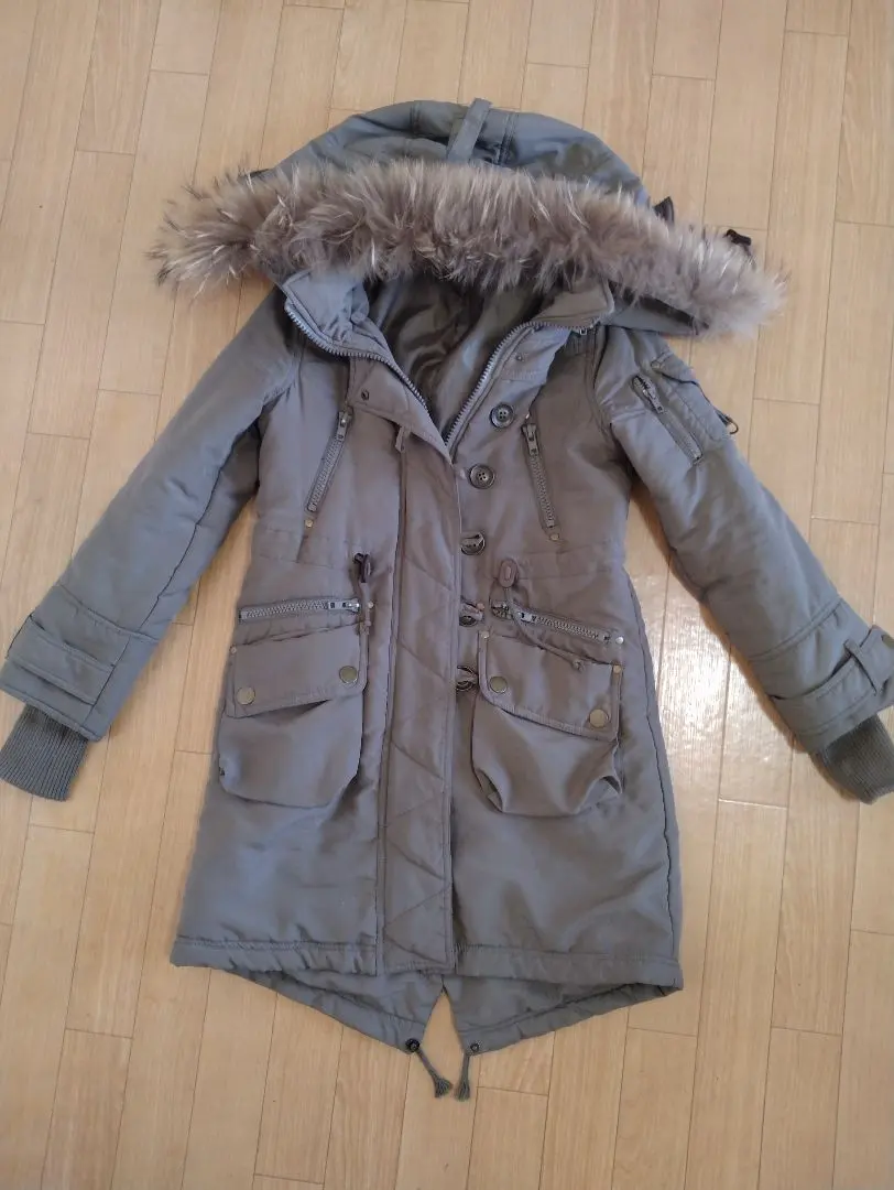 Thumbnail of SPIRALGIRL military jacket, khaki. Perfect for the upcoming cold season!