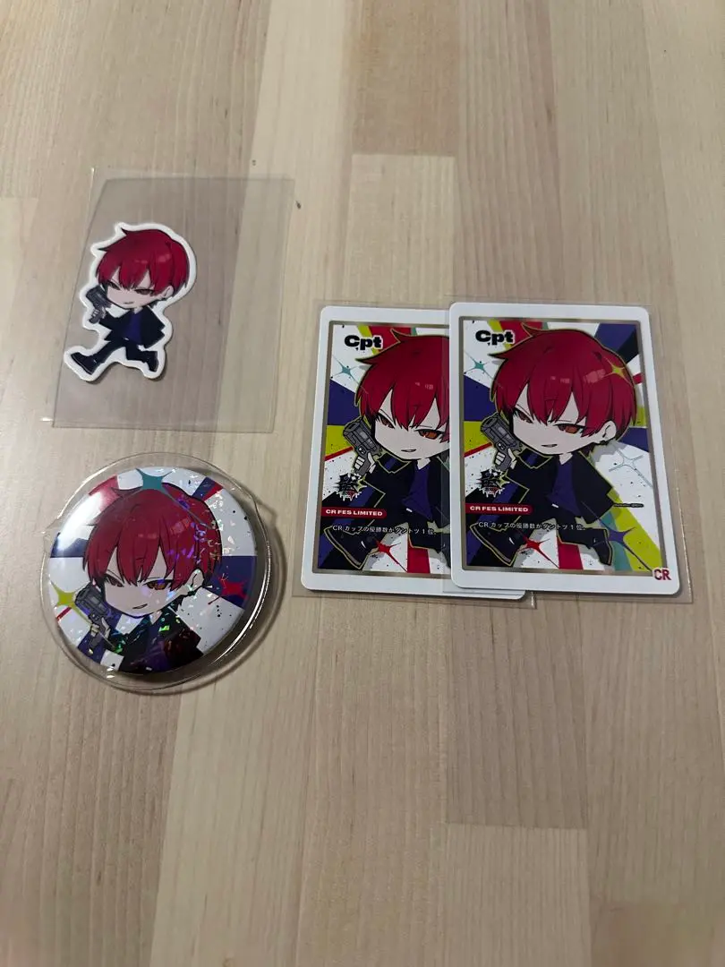 CR CrazyRaccoon Cpt 缶バッジ アクキー アクスタ ピンズ