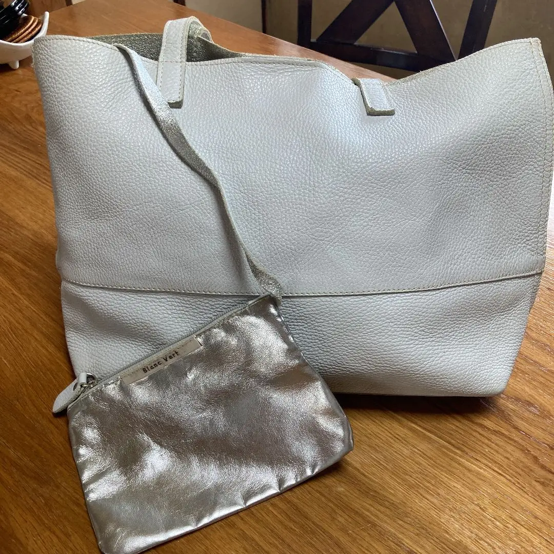 blancvert ハンドバッグ BEG トートバッグの通販 by HFTZMG's