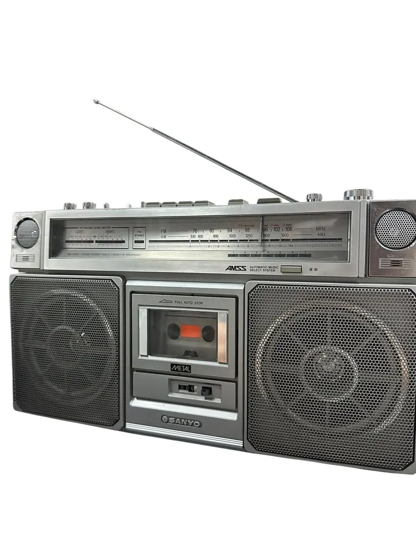 ステレオラジカセ SANYO サンヨー MR-X850 レトロ 昭和レトロ】SANYO サンヨー ステレオラジカセ MR-X850 動作品