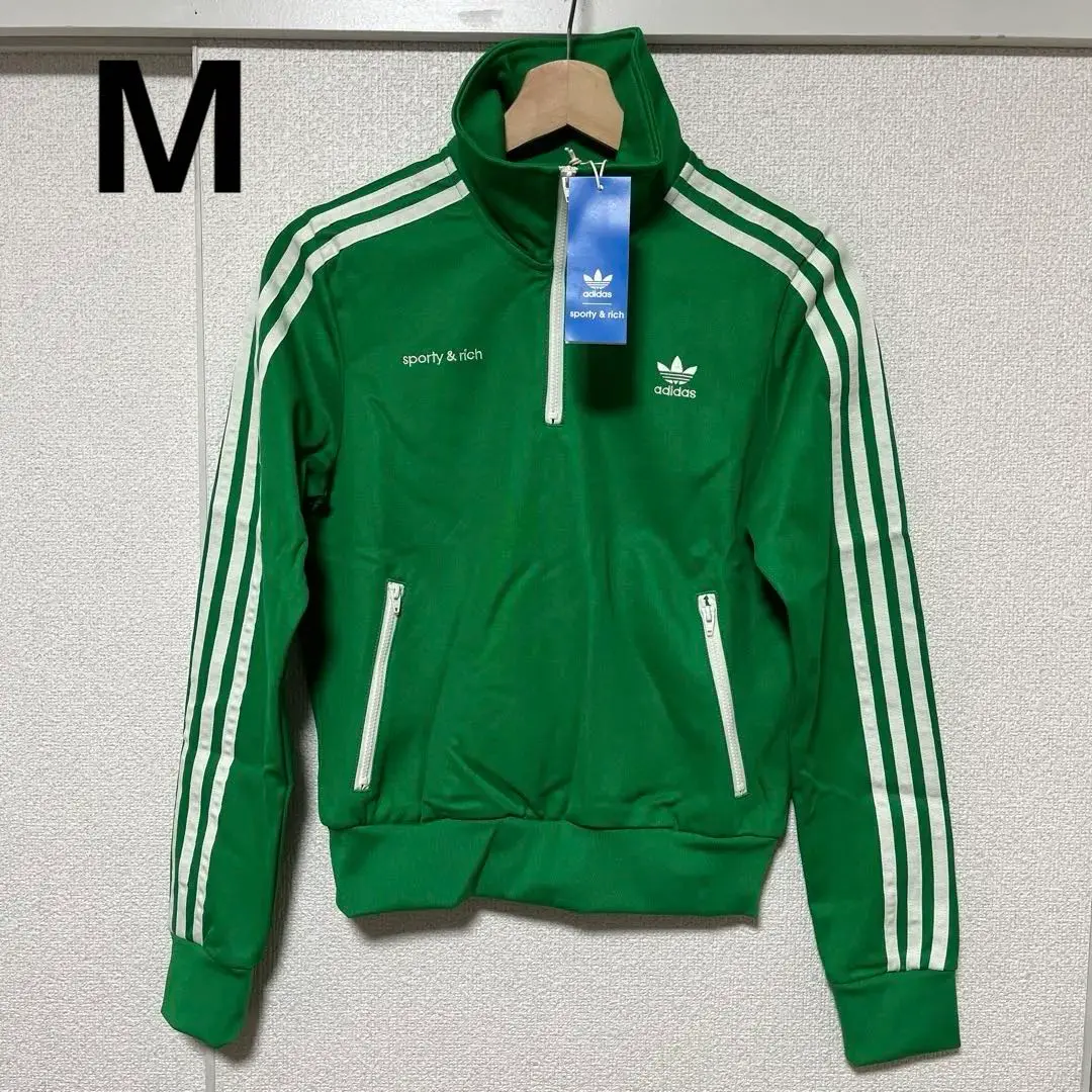 新品未使用　sporty &rich  アディダスコラボジャージ adidas sporty&rich サッカージャージ レッド M アディダス