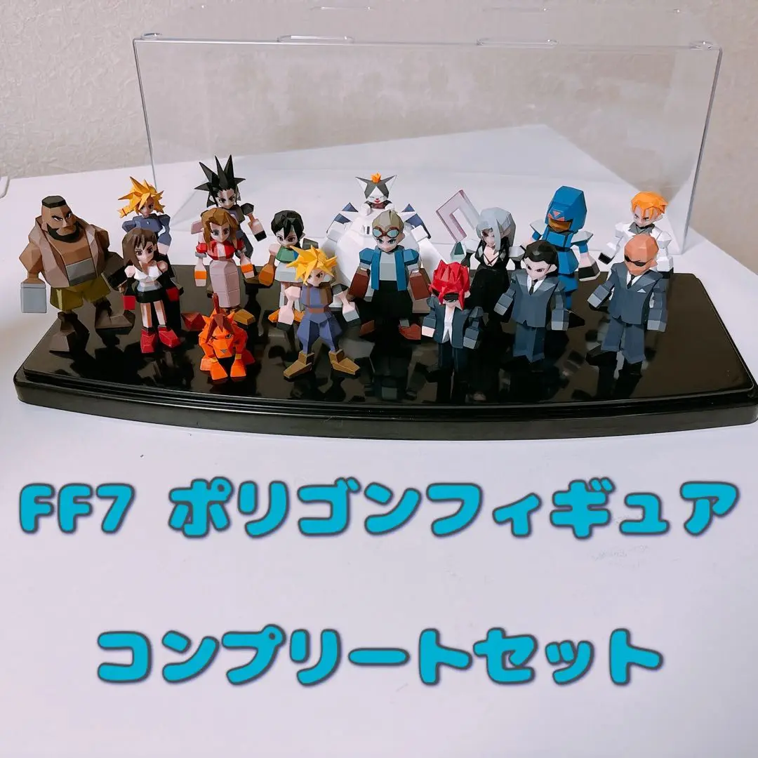 ファイナルファンタジー　一番くじ　ミニフィギュア　コンプリートセット FINAL FANTASY Ⅶ REBIRTH発売記念くじ D賞 ミニフィギュア7体