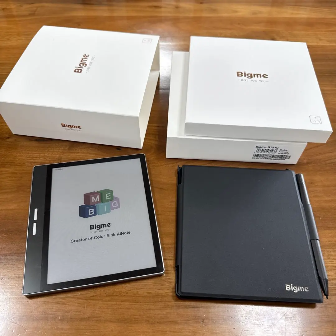 【週末お値下げ】Bigme B751C Color Eink おまけ付き Bigme 7 '' B751C 最安 kaleido 3 カラー Eink メモ帳、無料