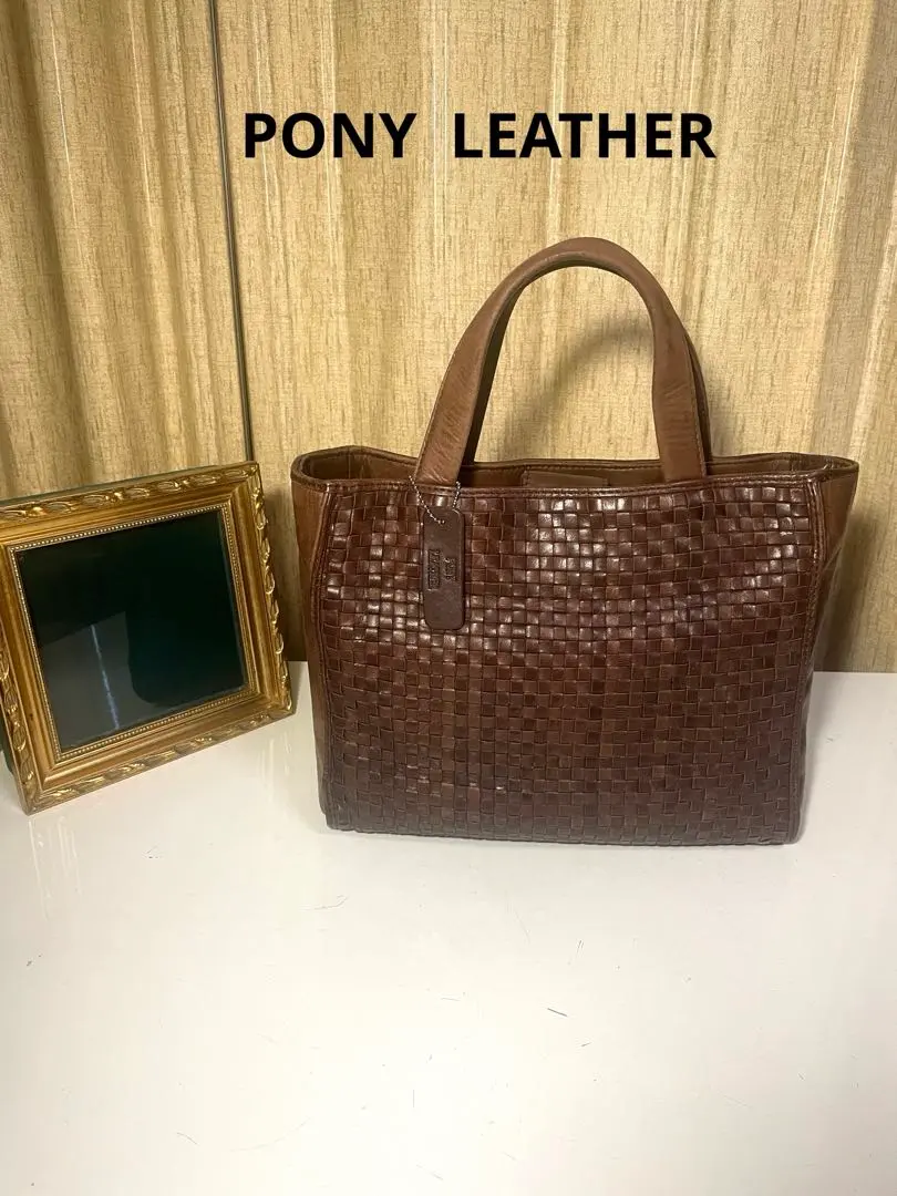 美品✨ PORTER ポーター 編み込み イントレ トートバッグ A4 赤青白 PORTER ポーター ロゴ トートバッグ キャンバス レディース