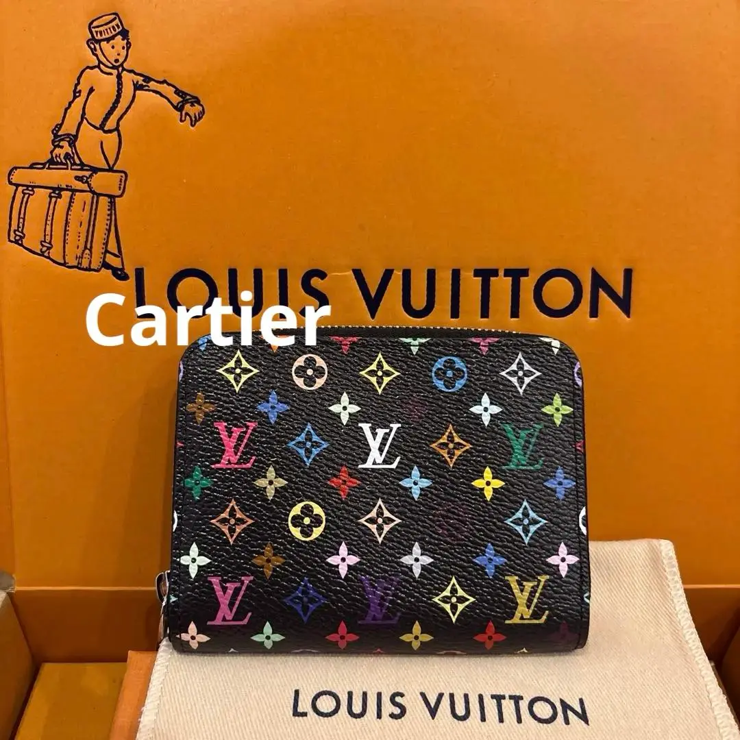 ルイ・ヴィトン LV×TM マルチカラー ジッピーコインパース ブラック 村上隆 ルイヴィトン LV×TM マルチカラー ジッピーコインパース