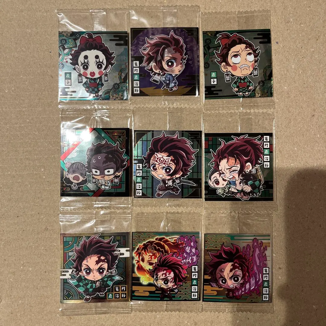 鬼滅之刃 威化餅 貼紙 竈門炭治郎 9張 ② 的縮圖