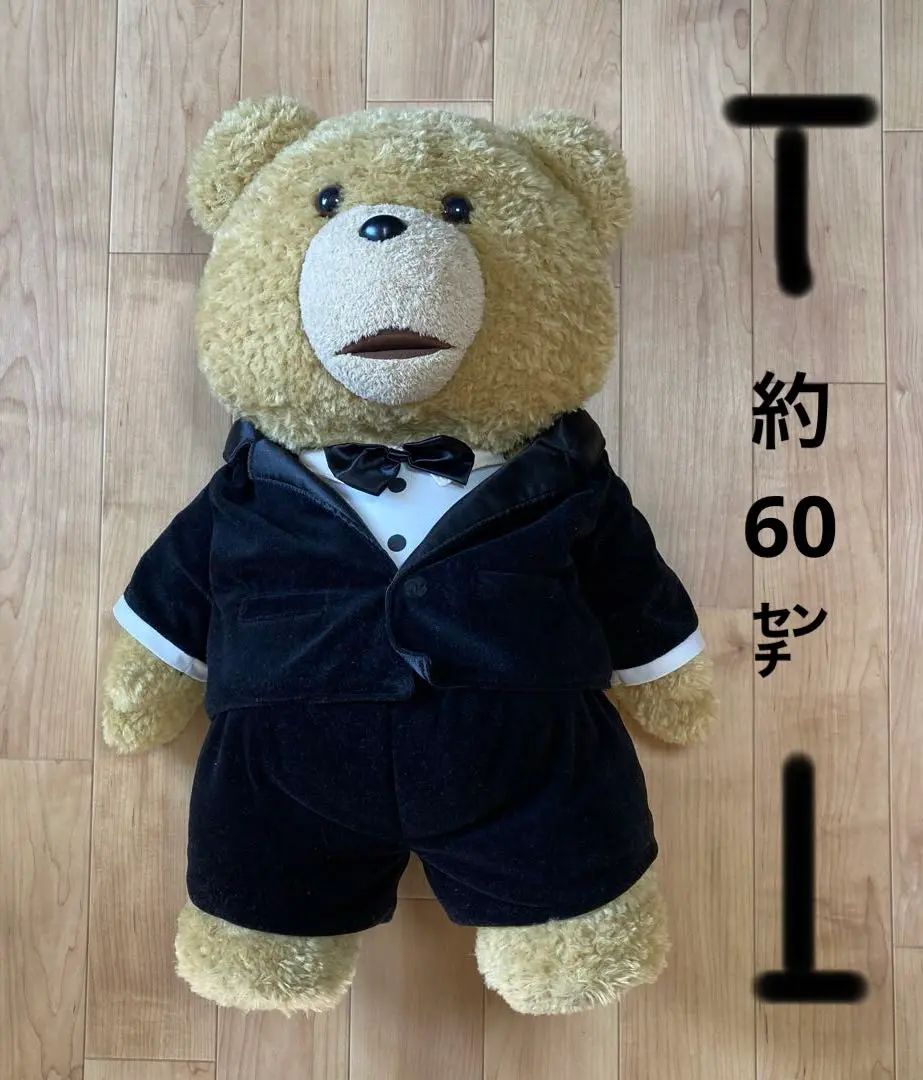 ted 2 タキシード ぬいぐるみ 約40センチ　トーキングテッド 激レア❣️非売品☘️tedテッド⭐️タキシードぬいぐるみ 特大