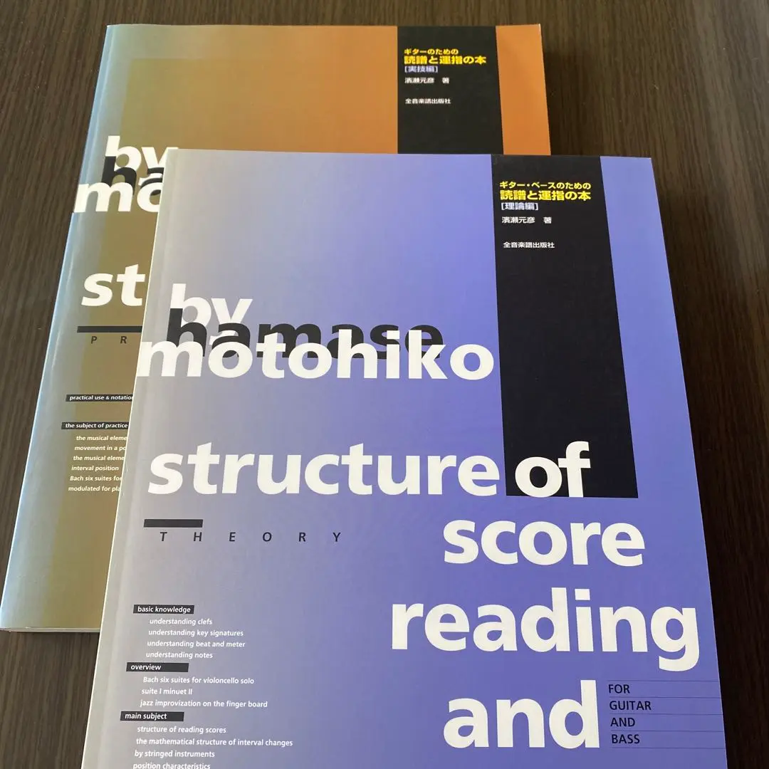 ギターのための読譜と運指の本&ギター・ベースのための読譜と運指の本 読譜と運指の本 理論編: ギター・ベースのための | 森屋 利夫