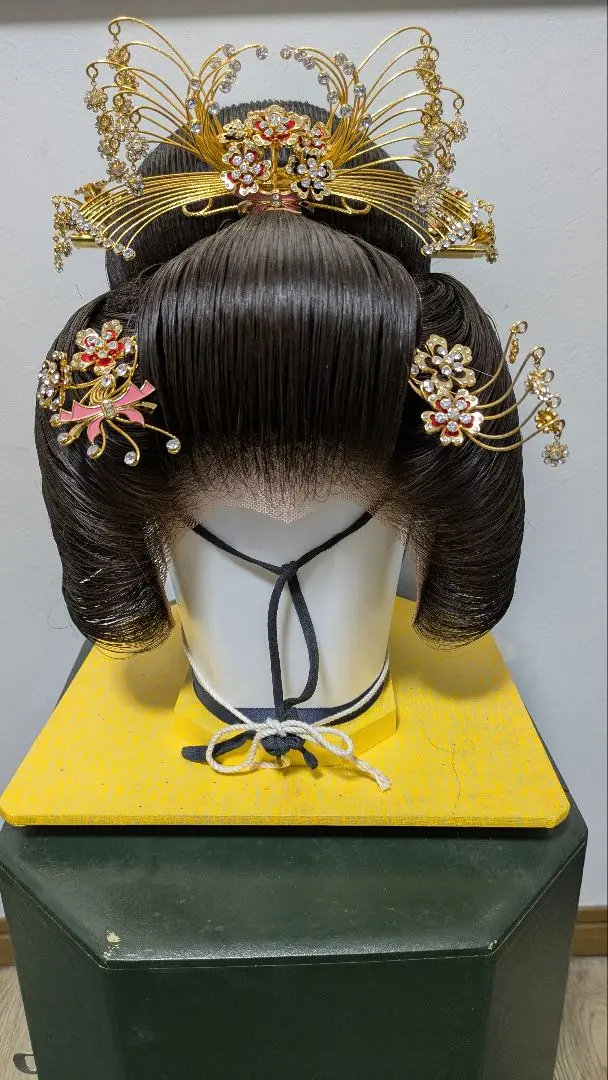 日本髪かつら  大衆演劇かつら  今西  中小サイズ   花魁 日本髪かつら 大衆演劇かつら 今西 中小サイズ 花魁 - メルカリ