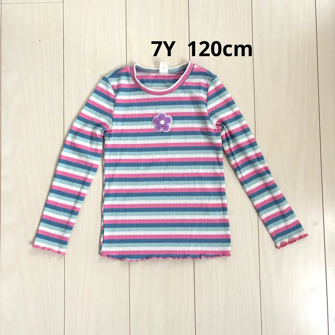 Thumbnail of SHEIN Striped Long Sleeve T-shirt 7Y