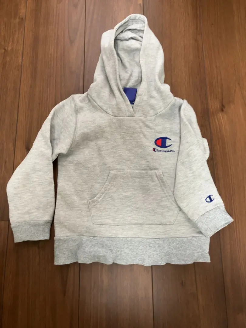 Thumbnail of Champion Gray Hooded Sweatshirt 110
