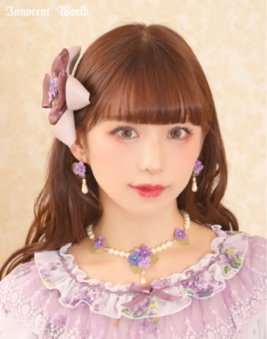 Innocent World　すみれの宝石箱ドレス Innocent World｜すみれの宝石箱ショール風ワンピース【B品