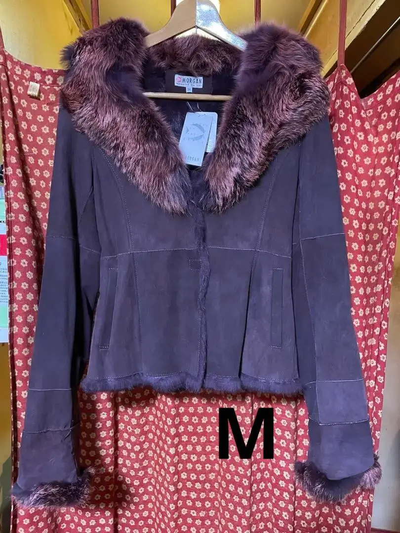★美品★MORGAN モーガン リアルラビットブルーフォックス ジャケット 36 2025年最新】Morgan レディース 毛皮・ファーコートの人気
