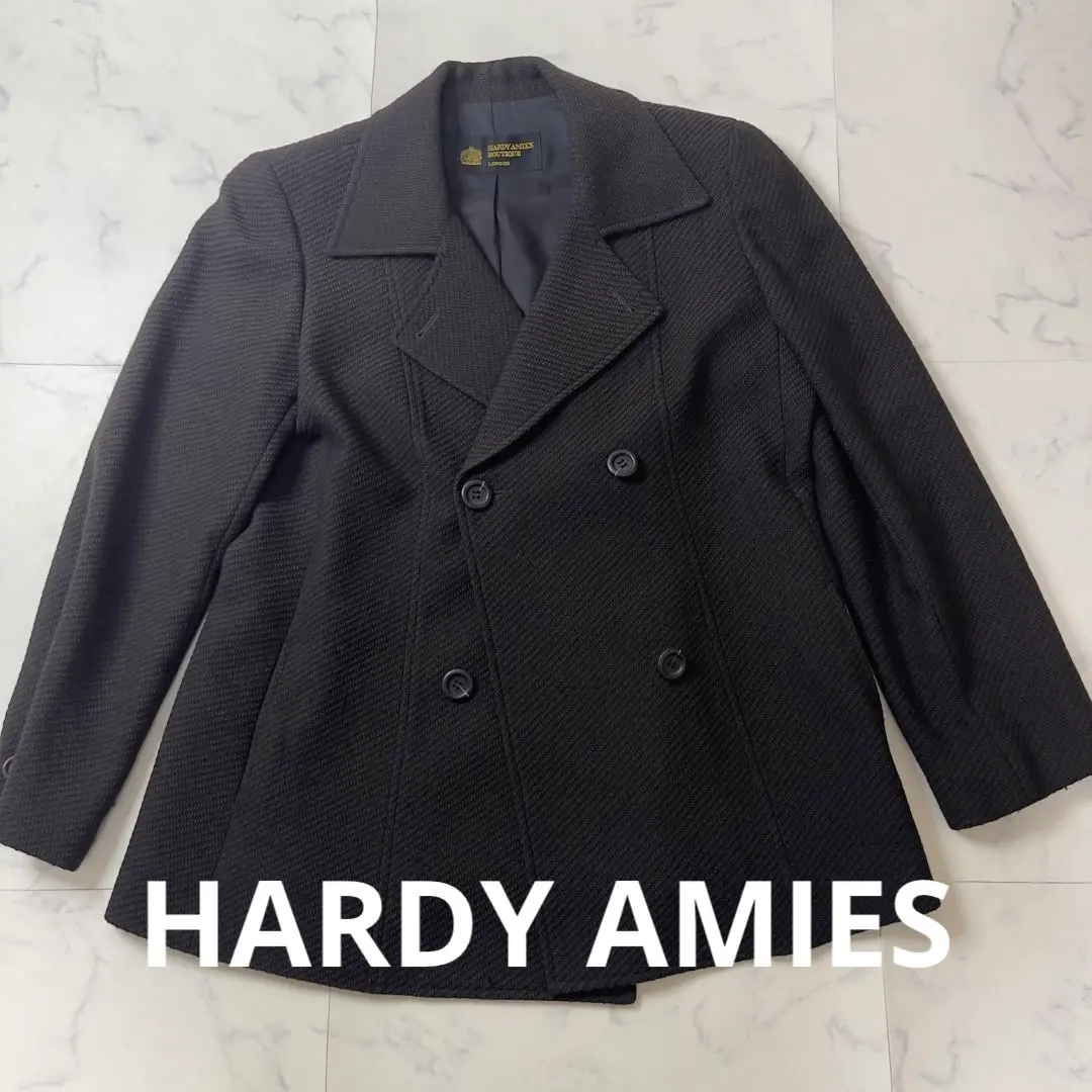 HARDY AMIES ブラウンジャケットコート　　美品 楽天市場】HARDY AMIES ハーディエイミス（コート・ジャケット