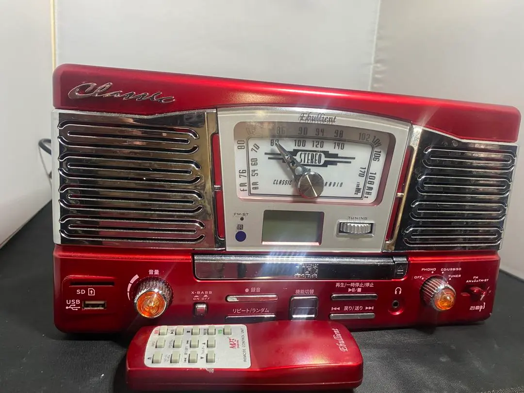 fpiedi 赤色ピエディ クラシック レコード CD プレイヤー m59749219430_1.jpg?1699676158