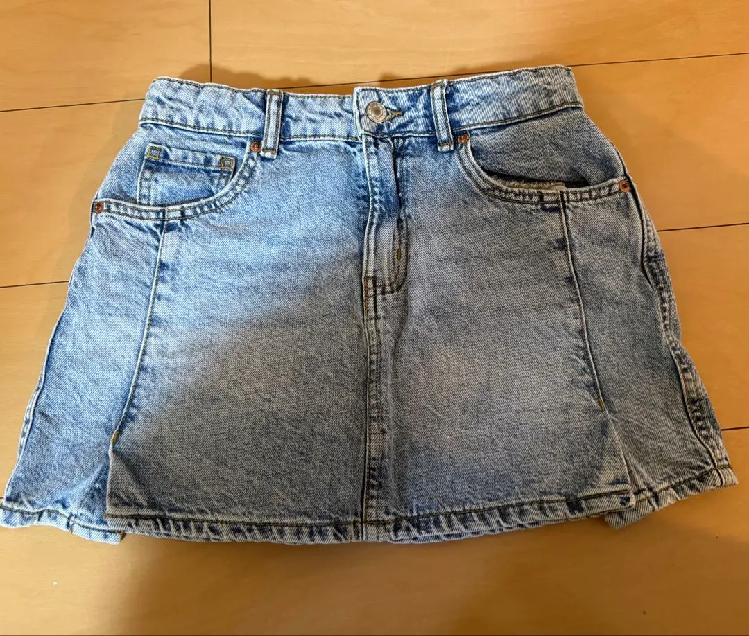 Thumbnail of ZARA Kids Denim Mini Skirt, Size 13-14