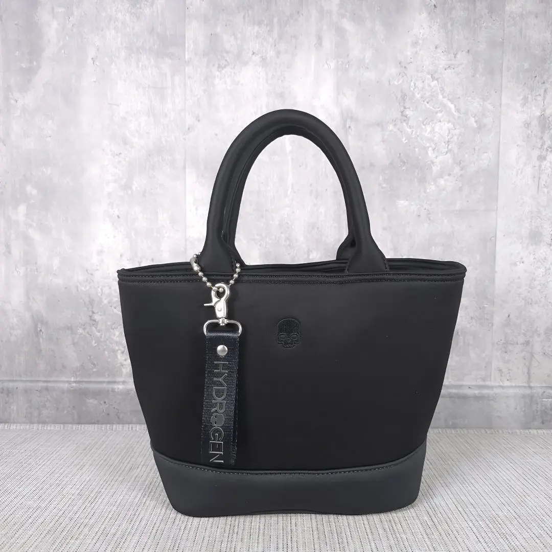 【美品】HYDROGEN ミニトート(黒)　メッシュ　チャームあり HYDROGEN ハイドロゲン 国内正規品 2024春夏新作 メンズ