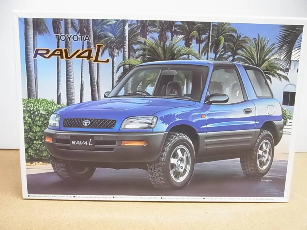 アオシマ1/24トヨタ RAV4 L 完成品 Aoshima1_24ToyotaSXA10RAV4_942