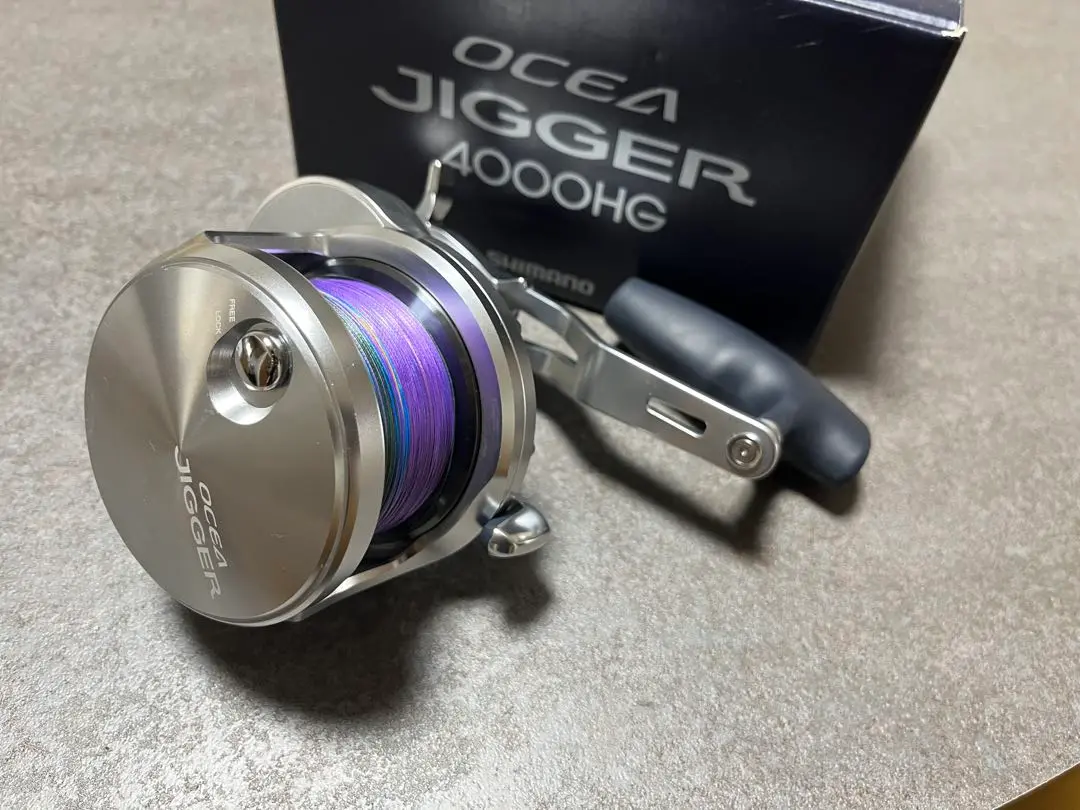 オシアジガー 4000HG 嶋田ハンドル 130mm ULT 4号 600m オシアジガー 4000HG 嶋田ハンドル 130mm ULT 4号 600m