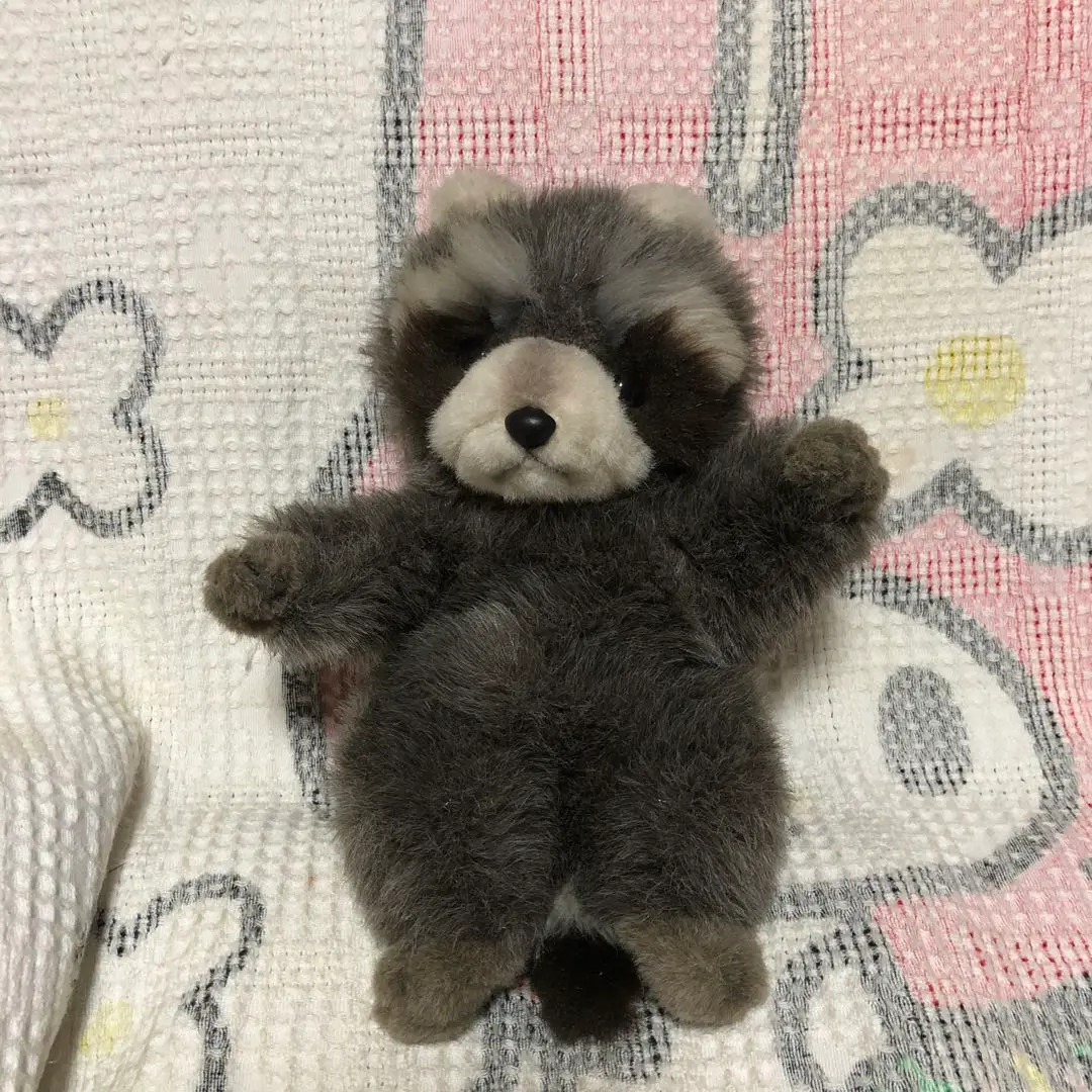 オリエンタルトーイ あらいぐま小太郎 レトロぬいぐるみ