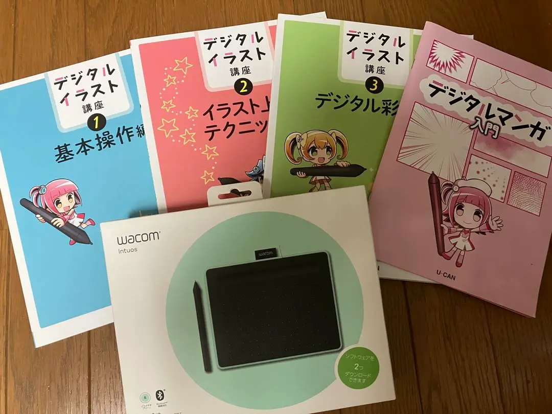 Wacom - ユーキャン デジタルイラスト講座のテキストとタブレット ユーキャン デジタルイラスト講座用テキスト＆ペンタブレット