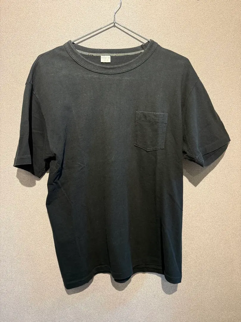 Thumbnail of ENTRY SG Black T-shirt L size, American casual, pocket tee