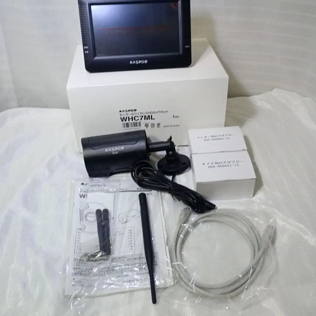 【未使用】WHC10ML マスプロ MASPRO モニター＆ワイヤレスリコール済 モニター＆ワイヤレスHDカメラセット WHCBL10ML | マスプロ電工