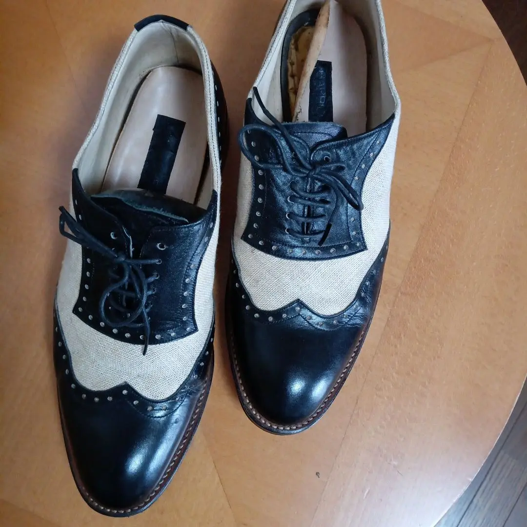 即決/数回使用/MEN'S BIGI/BARBICHE/バルビッシュ/フルブローグ