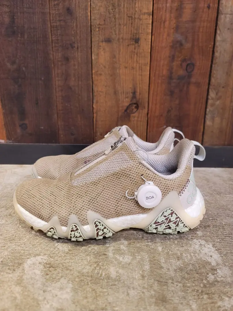 限定品27.5㎝【adidas コードカオス22 ボア】ゴルフシューズ ベージュ ADIDAS】 アディダス コードカオス 22 ボア コードカオス22ボア