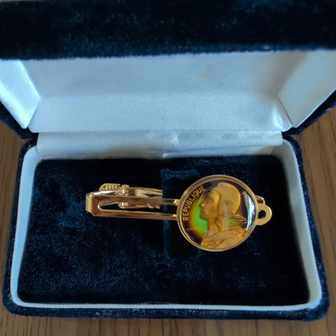 法國共和國 領帶夾 金色 瑪麗安娜 的縮圖