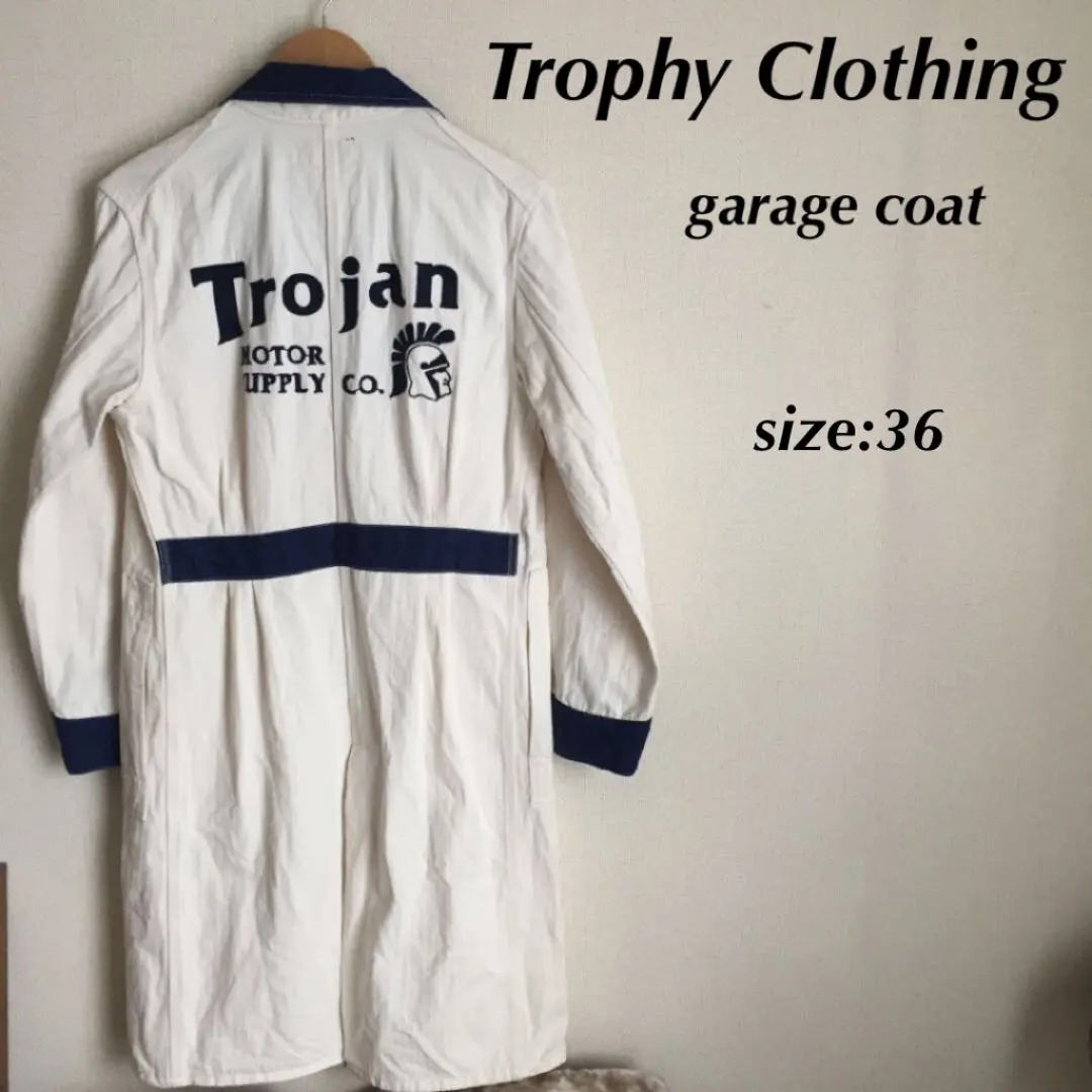 Trophy Clothing カバーオール 38サイズ ホワイト tr2604-1.jpg
